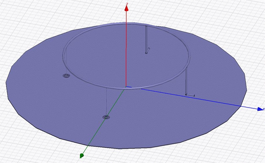 CT1DMK annular ring feed model